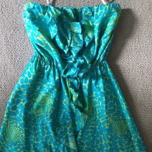 Lilly Pulitzer Silk Ruffle Dress